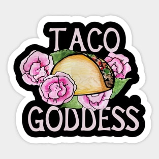 Taco Goddess Sticker